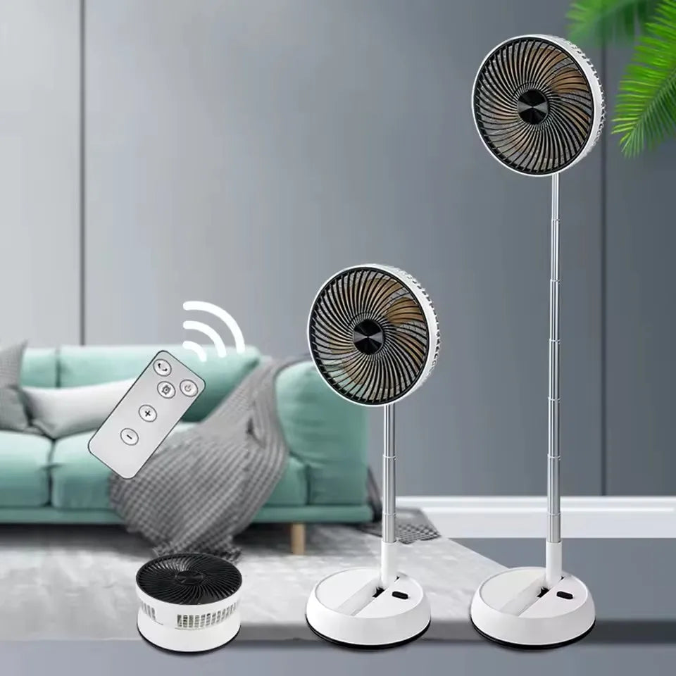 Ventilador de pie plegable incluido en el pack
